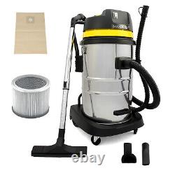 Industrial Vacuum Cleaner Wet & Dry 50L Commercial HEPA Hoover FREE Dust Bag