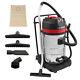 Industrial Vacuum Cleaner Wet & Dry Vac Extra Powerful Stainless Steel 80l 3000w