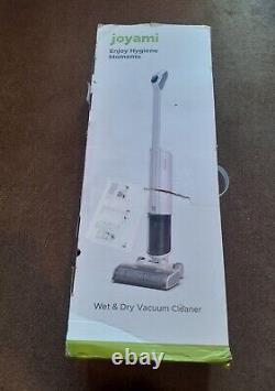 Joyami wet and dry vacuum cleaner upright cordless hard floor carpet white