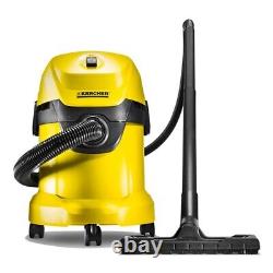 KARCHER WD3 WET & DRY VACUUM CLEANER with EXTRA NOZZLE, BRUSH & BAGS NEW