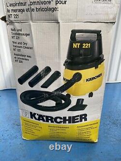 Karcher NT221 Wet And Dry Vacuum Cleaned Boxed