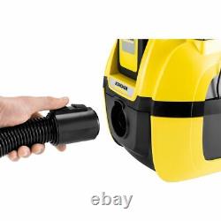 Kärcher WD 1 Cordless Wet & Dry Cleaner Yellow New from AO