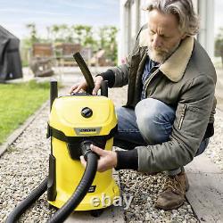 Karcher WD 3-18 18v Cordless Wet and Dry Vacuum Cleaner No Batteries