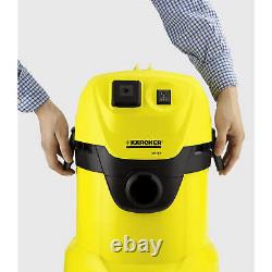 Karcher WD 3 P Wet and Dry Vacuum Cleaner 17L 240v