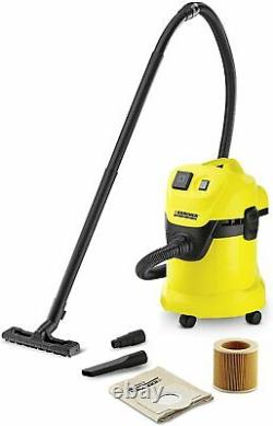 Karcher WD 3 P Yellow Wet/Dry Vacuum Cleaner