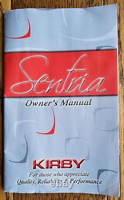 Kirby Sentria Vacuum Cleaner, Wet & Dry Accessories, Shampoo, Spare Bags & Belts