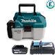 Makita Dvc750lz 18v Lxt Bl Wet/dry Vacuum Cleaner + 1 X 5.0ah Battery & Charger