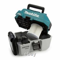 Makita DVC750LZ 18V LXT BL Wet/Dry Vacuum Cleaner + 2 x 4Ah Batteries & Charger