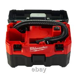 Milwaukee Vacuum M18 Cordless Battery Hoover Wet Dry Vac Cleaner VC2-0 Body Only