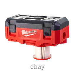 Milwaukee Vacuum M18 Cordless Battery Hoover Wet Dry Vac Cleaner VC2-0 Body Only
