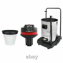 NEW 80L Industrial Vacuum Cleaner Wet and Dry Car Wash Kit 6pc Free Kit 3000W