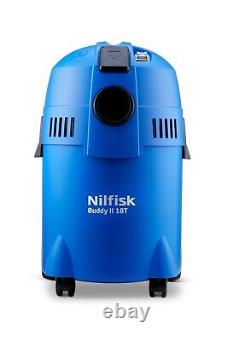Nilfisk Buddy ll 18 T Wet and Dry Vacuum Cleaner with electrical outlet