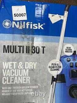 Nilfisk Multi II 30 T Wet & Dry Vacuum Cleaner Blue (Not Working)