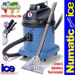 Numatic CTD570-2 Carpet Upholstery Fabric Wet Vacuum Shampoo Extraction Cleaner