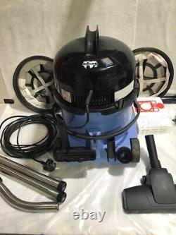 Numatic Charles 370-2 Wet and Dry Bag Cylinder Vacuum Cleaner -Blue, Dry Kit