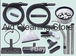 Numatic George GVE370 2 Vacuum Carpet Cleaner Hoover Wet & Dry Green A26A Kit UK