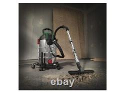 Parkside 1400W Powerful Wet & Dry Vacuum Cleaner 25L All Purpose + Accessories