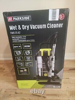 Parkside Wet And Dry Vacuum Cleaner PWD25A2 1400w 240 Airwatt