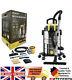 Parkside Wet And Dry Vacuum Cleaner Powerful 1400w Pnts 1400 H4 170mbar Suction