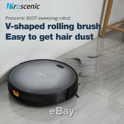 Proscenic 800T Alexa Vacuum Cleaner Robot Carpet Auto Robotic Sweep Dry Wet Mop