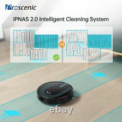 Proscenic Robotic Vacuum Cleaner Carpet Floor Dry Wet Mopping Auto Rechargable