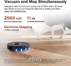 Roborock Q7 MAX Wet-Dry Vacuum Robot 4200Pa with Mopping Function, Black