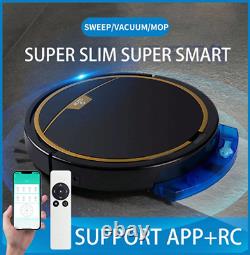 Robot Vacuum Cleaner 3-in-1 with Phone App/Remote Dry and Wet Robotic Mop