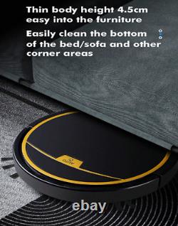 Robot Vacuum Cleaner 3-in-1 with Phone App/Remote Dry and Wet Robotic Mop