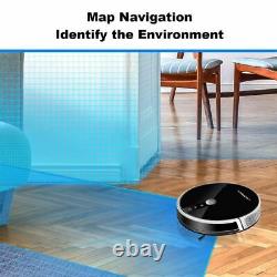 Robot Vacuum Cleaner AI Map Navigation, Memory, Smart Partition, Electric Water
