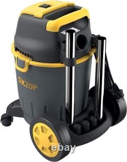 STANLEY SXVC20PE Wet &Dry Vacuum Cleaner, Black / Yellow, 20 L Power Tool Socket