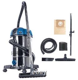 Scheppach 1300W premium wet & dry vacuum cleaner with 3m hose 30 litre tank