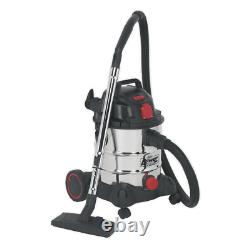 Sealey PC200SDAUTO Industrial Wet and Dry Vacuum Cleaner 20L 240v