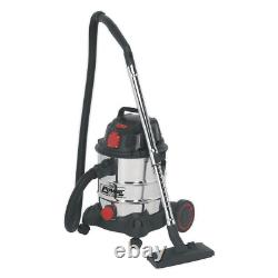 Sealey PC200SDAUTO Industrial Wet and Dry Vacuum Cleaner 20L 240v