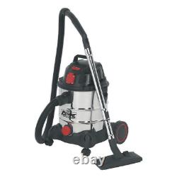 Sealey PC200SDAUTO Industrial Wet and Dry Vacuum Cleaner 240v