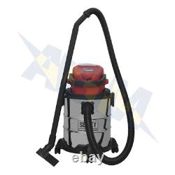Sealey PC20SD20V Vacuum Cleaner Cordless Wet & Dry 20L 20V Body Only