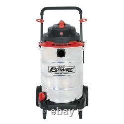 Sealey Pc460 Vacuum Cleaner Wet And Dry 60Ltr 1600With230V