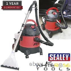 Sealey Valeting Machine Wet & Dry with Accessories 20L 1250With230V Car Interiors