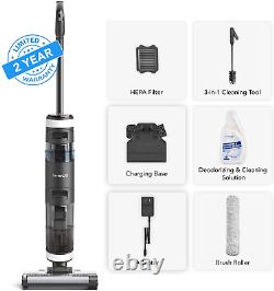 Tineco Cordless Wet Dry Vacuum Cleaner, FLOOR ONE S3, Smart Suction Lightweight