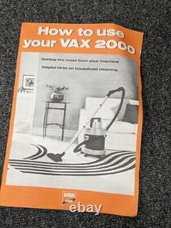 VAX 2000 2in1 Wet & Dry Multifunction Vacuum Cleaner & Accessories CS W66