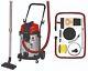 Vacuum Wet And Dry Cleaner 30l With Power Take Off Socket & Accessories 240v New