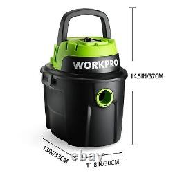 WORKPRO Wet and Dry Vacuum Cleaner 1200W, 3-in-1 10L Container Multipurpose V