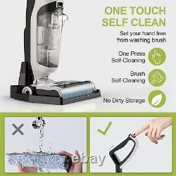 Wet And Dry Cordless Vacuum Cleaner, Hard Floor Cleaner Multi-Surface Upright