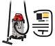 Wet And Dry Vacuum Cleaner 1500w 30l Stainless Steel Tank With Blow Function