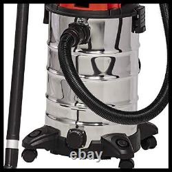 Wet And Dry Vacuum Cleaner 1500W 30L Stainless Steel Tank With Blow Function