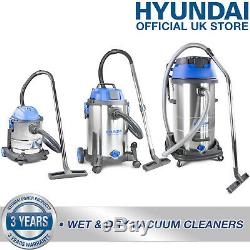 Wet And Dry Vacuum Cleaner Hoover 20L 100L Range Litre Blower Vac 3 In 1 HYUNDAI