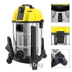 Wet Dry Vacuum Cleaner HEPA 18KPA Water Dirt All-in-1 Blower Vac 30L 1600W