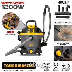 Wet&Dry Vacuum Cleaner Heavy Duty 35L Hoover 1200W With Power Take-Off Socket