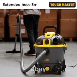 Wet&Dry Vacuum Cleaner Heavy Duty 35L Hoover 1200W With Power Take-Off Socket