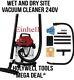 Wet & Dry Vacuum Cleaner Industrial Water And Dirt All-in-1 Blower Vac 12l 1200w