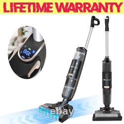 Wet Dry Vacuum Cleaner Wireless with Edge Cleaning Brush Self-Cleaning Brushless